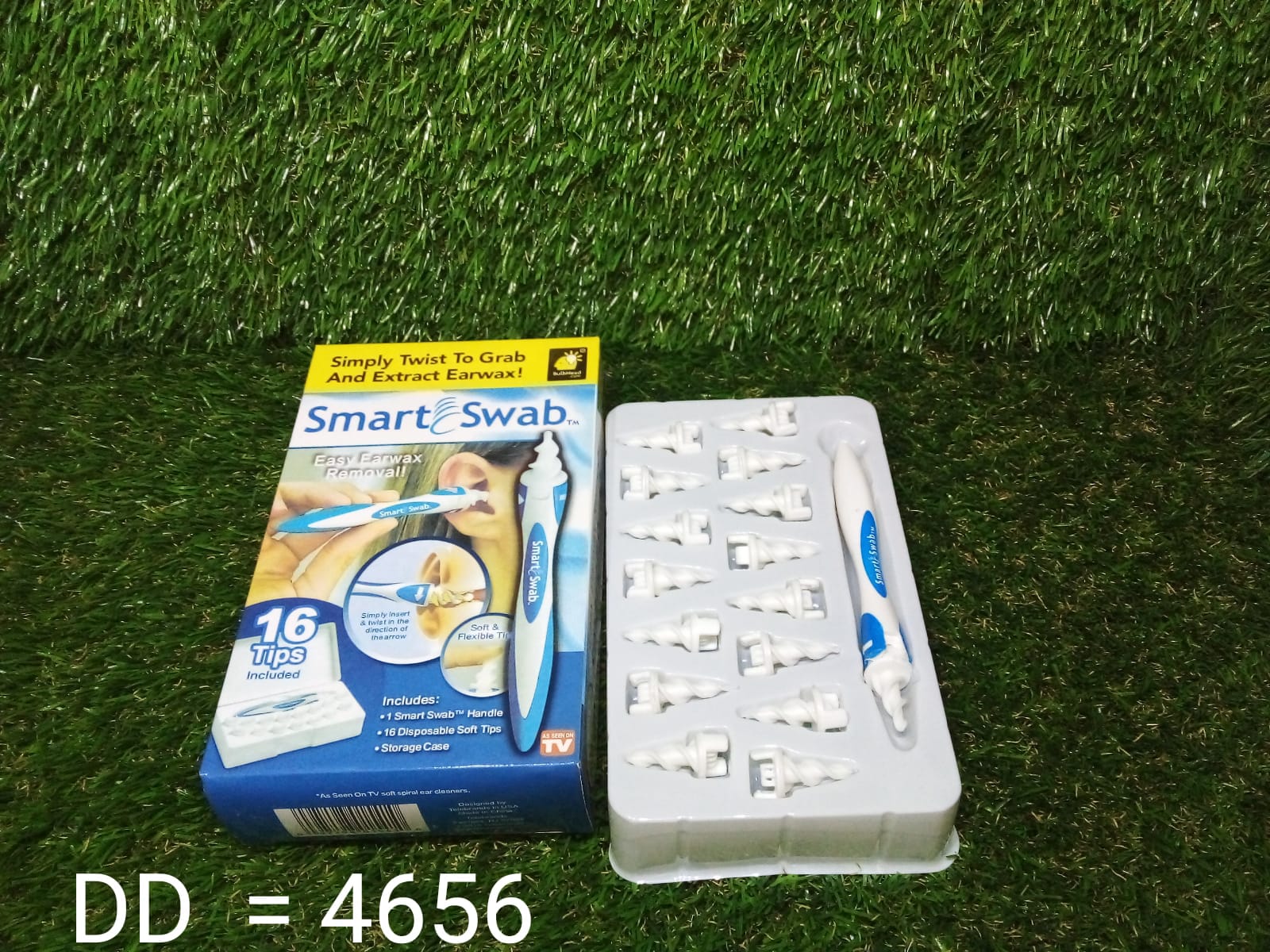 4656 Smart Swab Silicone Easy Earwax Removal with 16 Replacement Disposable Soft Tips/Ear Wax DeoDap 4656 Smart Swab Silicone Easy Earwax Removal with 16 Replacement Disposable Soft Tips/Ear Wax DeoDap